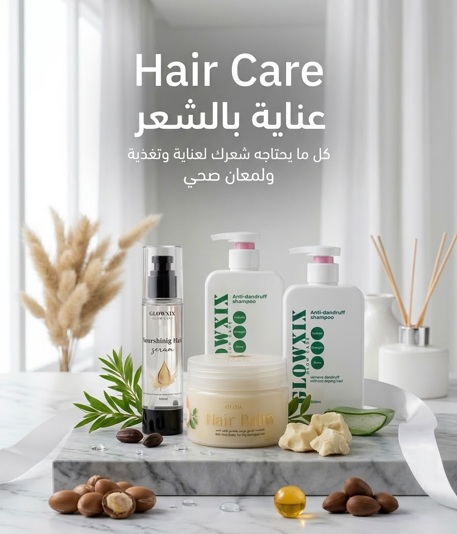 كل ما يحتاجه شعرك من عناية وتغذية ولمعان صحي